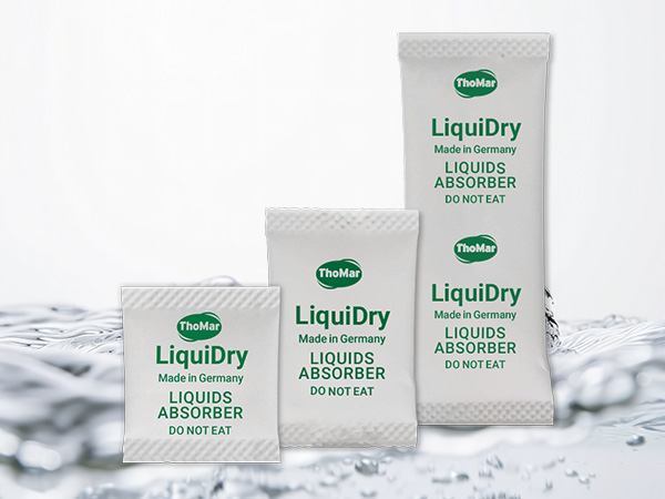 LiquiDry liquids absorber sachet now available at ThoMar online shop